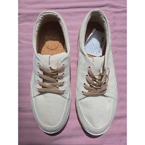 Sanuk Shoes - Sanuk Lido Lite Glam Sparkle Women's Cream Size 7